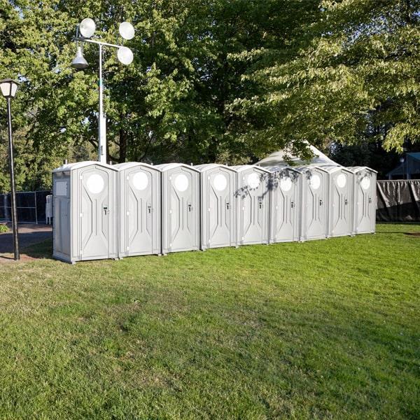 we provide regular cleaning and maintenance services throughout the duration of your event to ensure that our special event portable restrooms remain clean and sanitary